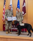 BAMC holds special promotion ceremony for three four-legged service members