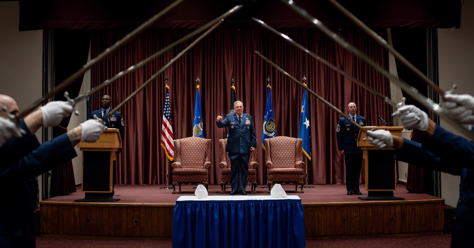 Rupp’s induction to the Order of the Sword marks only the 17th time in history that the men and women of the Pacific Air Forces have bestowed this honor.
