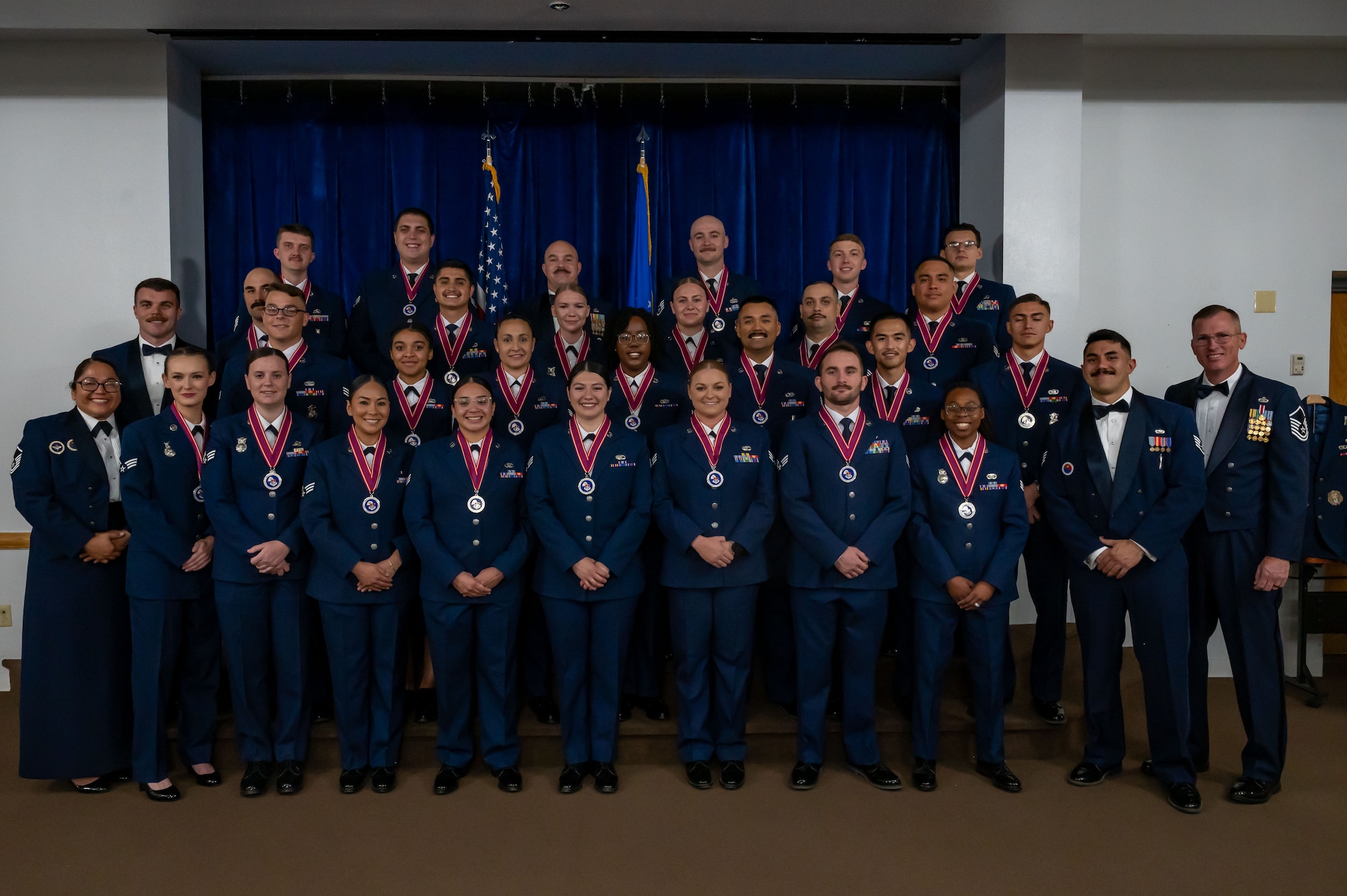 Posed graduation photo