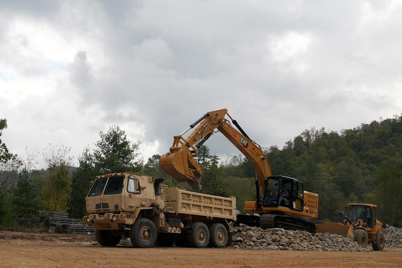 Army Reserve engineers support Helene emergency efforts