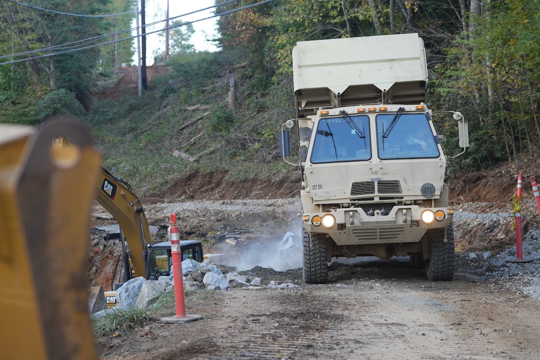 Army Reserve engineers support Helene emergency efforts