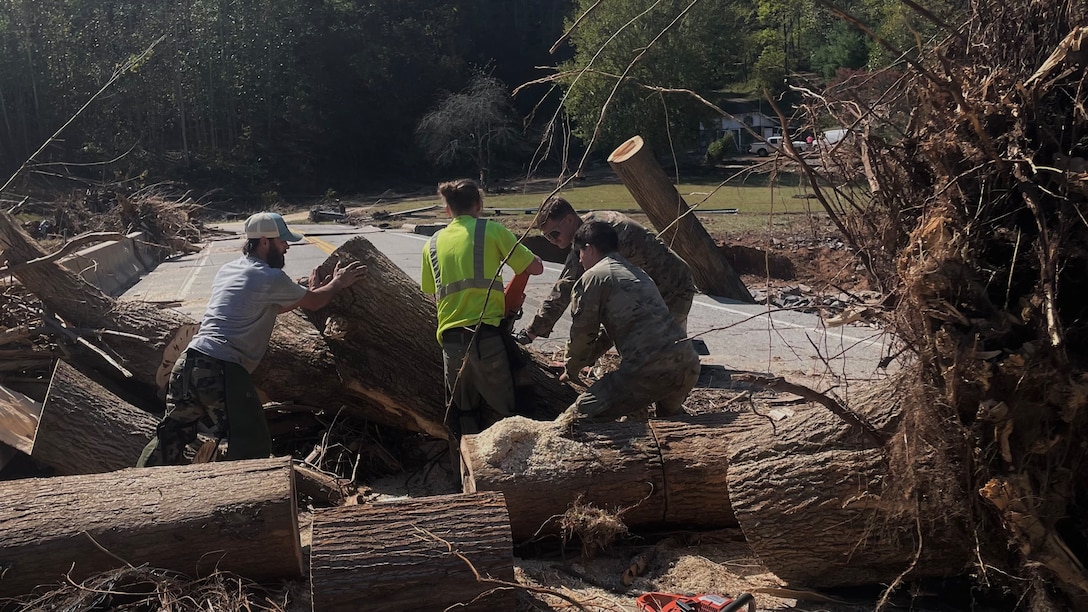 Army Reserve engineers support Helene emergency efforts