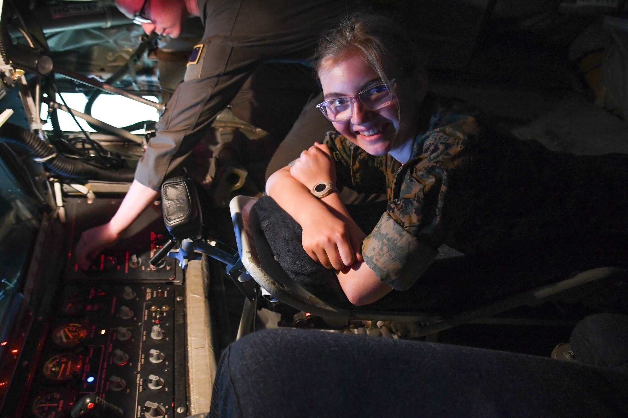 The Interior Alaska Junior Reserve Officer Training Corps visits 168th Wing as part of summer camp and learns about the 168th Wing, pilot, boom operator, aircraft maintenance, security forces, and civil engineering missions.