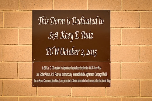 A plaque is displayed.