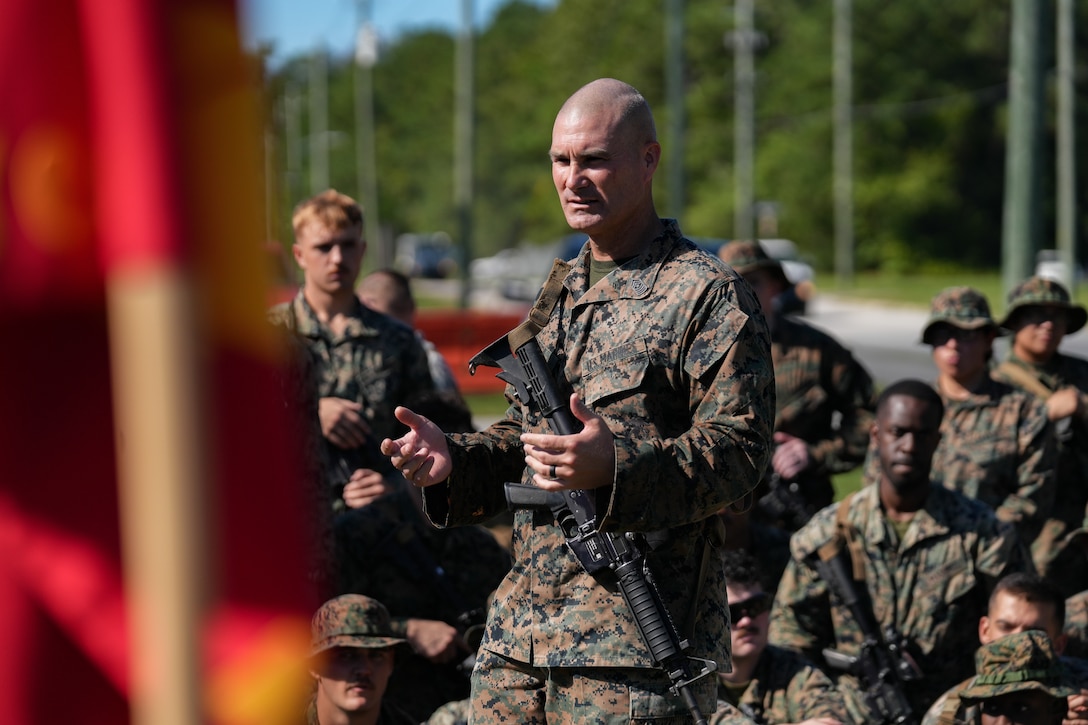 Combat Logistics Battalion 2 Conducts a 9.3-Mile Hike