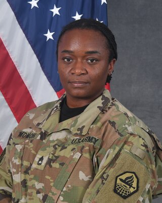 Official Photo of Sgt. 1st Class Momoh