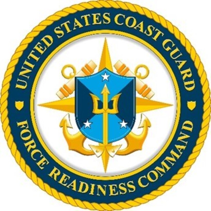 Round blue and gold FORCECOM seal