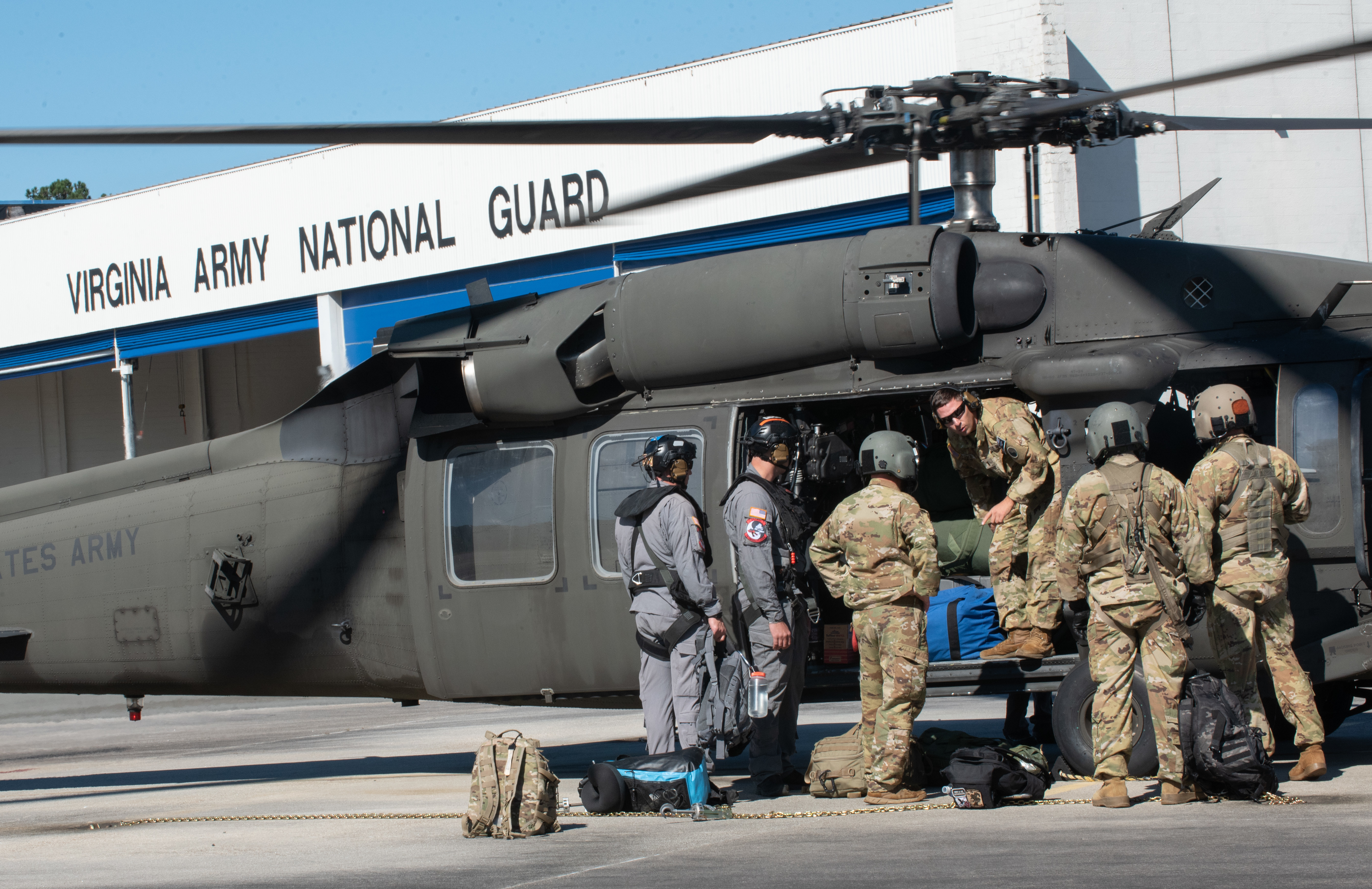 Virginia National Guard Black Hawk helicopter headed to Florida