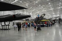 More than 9,000 people attended Open Aircraft Day Sept. 21 at the Hill Aerospace Museum. The event showcased 16 museum’s aircraft, including the newly acquired F-22 and F-117, which had open displays allowing for attendees to view inside the cockpits. In addition to viewing aircraft, guests heard from speakers Joe Chew, former F-22 crew chief, and Lt. Col Philip “Stonewall” Johnson, commander of the 514 Flight Test Squadron.