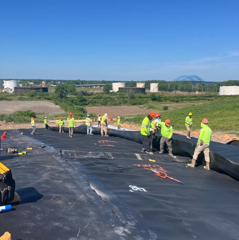 Work at the U.S. Army Corps of Engineers, Buffalo District, FUSRAP Seaway site