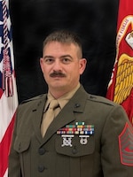 First Sergeant Dallas J. Sander, Inspector-Instructor Unit Senior Enlisted Leader ,Kilo Company - 3rd Battalion, 25th Marine Regiment