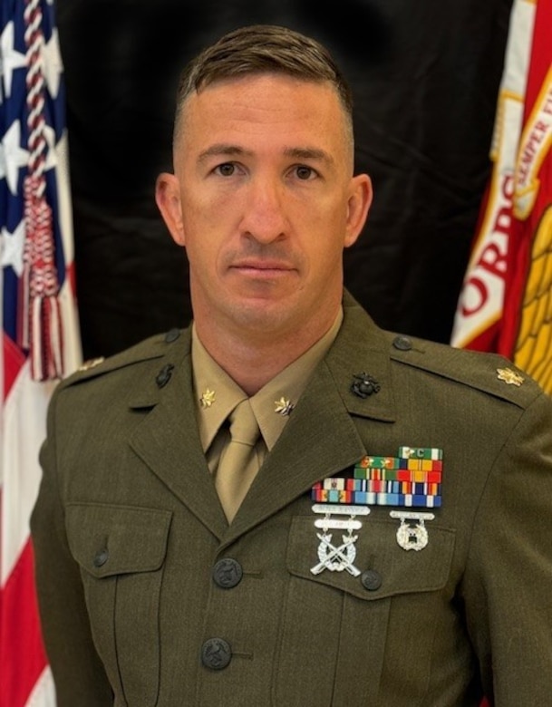 Major Mark J. Deal, Inspector-Instructor, Kilo Company, 3rd Battalion, 25th Marine Regiment