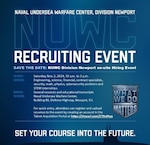 NUWC Division Newport’s in-person hiring fair will be held on Nov. 2