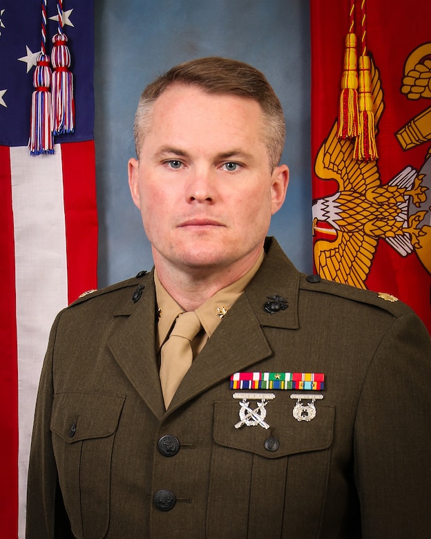 Major Conor M. Keating, Inspector-Instructor, Company B. 1st Bn, 25th Marine Regiment