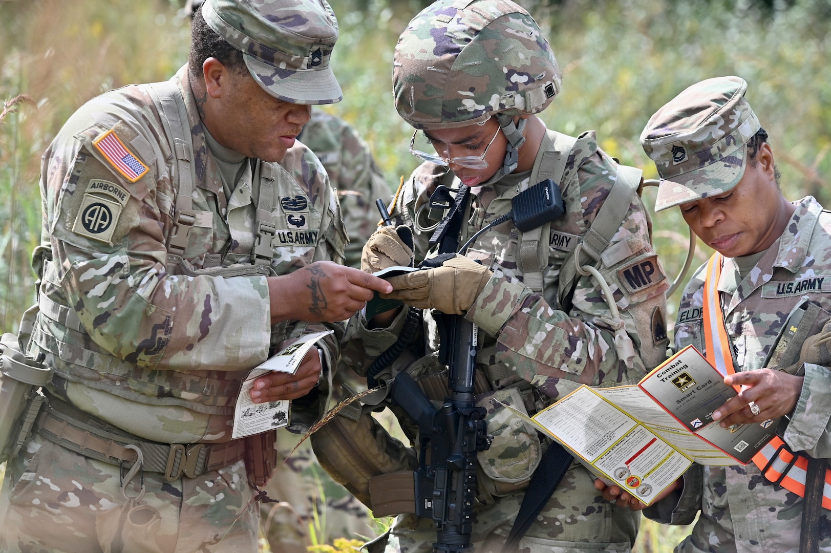 Participants in the District of Columbia Army National Guard’s Junior Leaders Course participate in a field training exercise (FTX) at Camp Dawson, West Virginia, on Sept. 25, 2024. This was the DCARNG’s second Junior Leaders Course and was established to grow and empower the DCANG’s next generation of enlisted leaders from within the organization’s ranks.