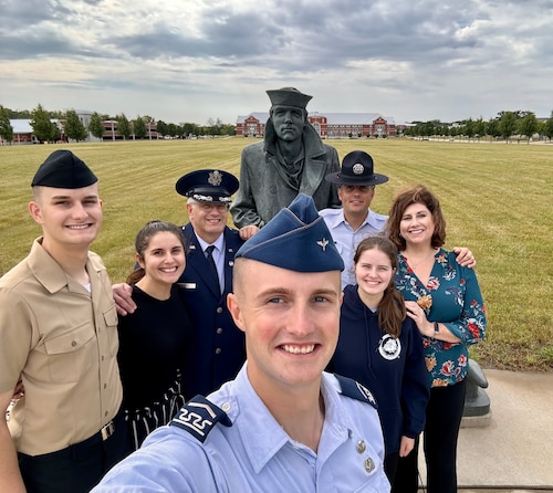 Following Airman David Urdzik's U.S. Air Force Basic Military Training Graduation, the Urdzik family went north to Nathan Urdzik's graduation from the U.S. Navy at Recruit Training Command Great Lakes, on Aug. 30, 2024. The Urdzik family is a living testament to dedication, sacrifice, and the unbreakable bonds of family—bound together by a legacy of military service.