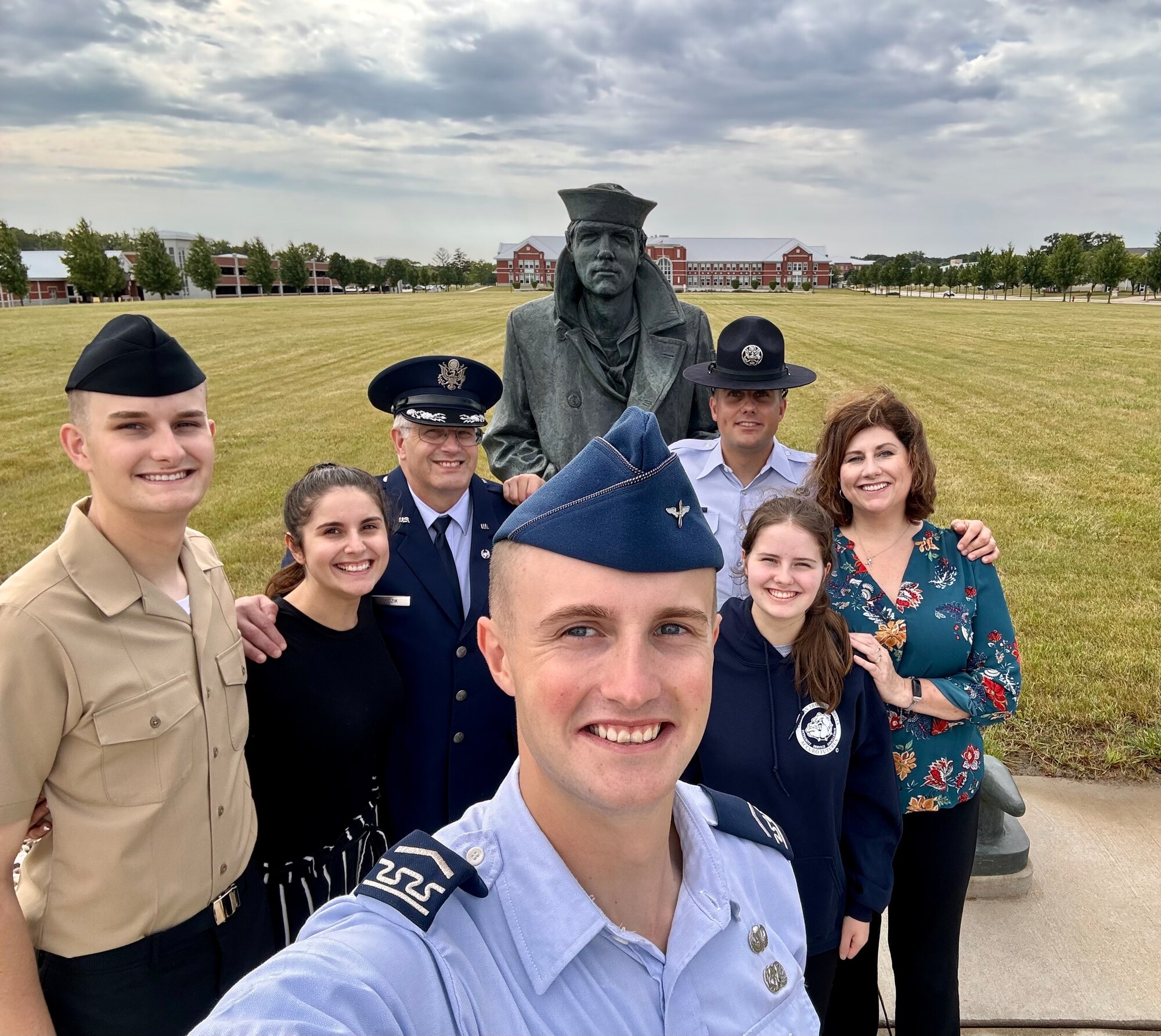 Following Airman David Urdzik's U.S. Air Force Basic Military Training Graduation, the Urdzik family went north to Nathan Urdzik's graduation from the U.S. Navy at Recruit Training Command Great Lakes, on Aug. 30, 2024. The Urdzik family is a living testament to dedication, sacrifice, and the unbreakable bonds of family—bound together by a legacy of military service.