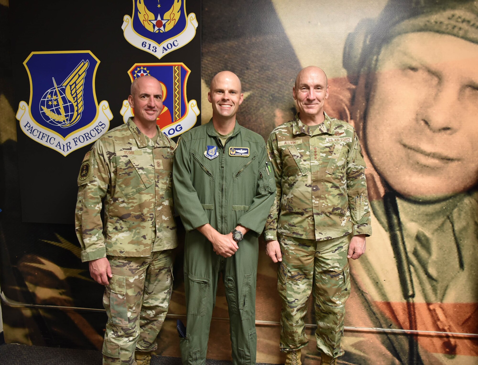 Air Force Chief of Staff Gen. David Allvin and Chief Master Sgt. of the Air Force David Flosi visit Joint Base Pearl Harbor Hickam, HI.