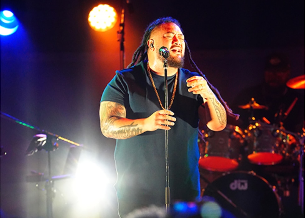 The reggae artist JBoog performed at Commander, Fleet Activities Yokosuka October 11, 2024.