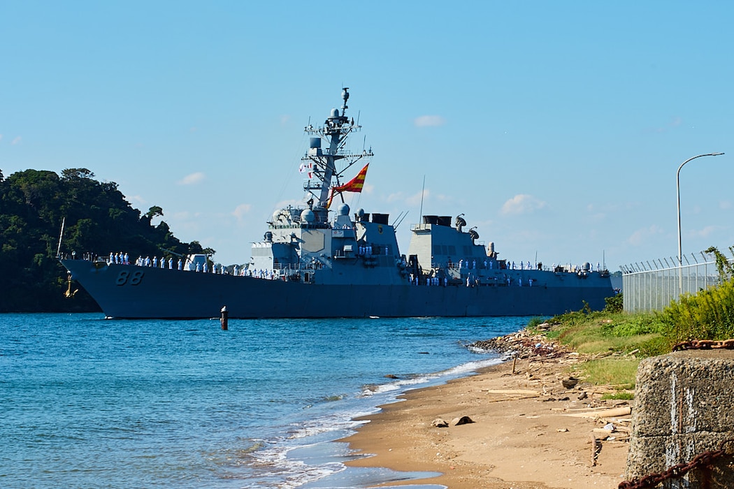 USS Preble Arrives in Yokosuka