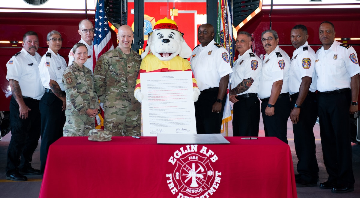 Eglin observes Fire Prevention Week
