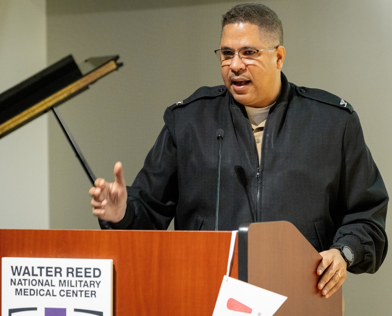 "It's one thing to speak the language, and it's another to become part of the culture," said U.S. Navy Capt. Juan Rosario, chief of staff at Walter Reed, as guest speaker during the medical center’s celebration of Hispanic Heritage Month on Oct. 11, 2024.