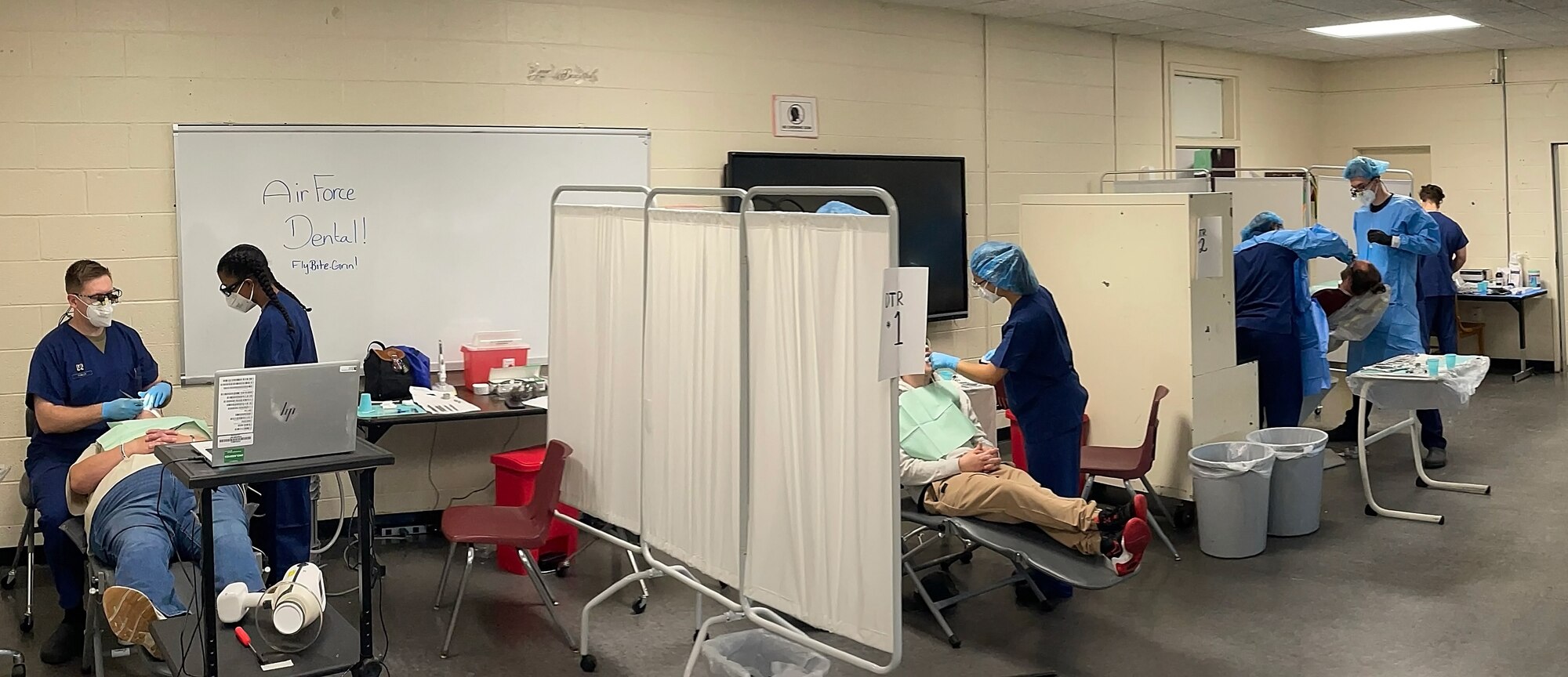 People perform dental procedures on other people