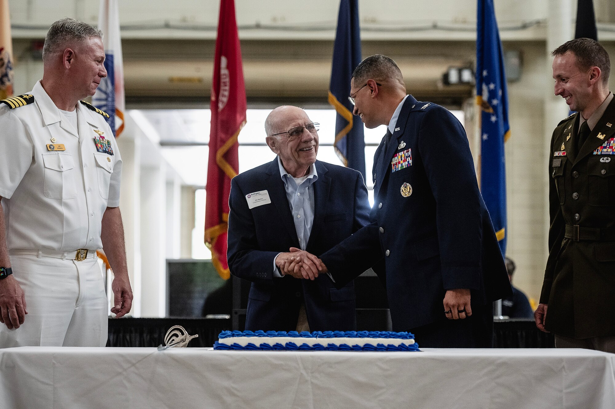 photo of a State of the Base event at Joint Base McGuire-Dix-Lakehurst