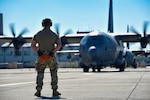 U.S. Air Force Airmen with the 129th Rescue Wing, California Air National Guard, mobilize for an overwater rescue operation at Moffett Air National Guard Base, Calif., Oct. 9, 2024.