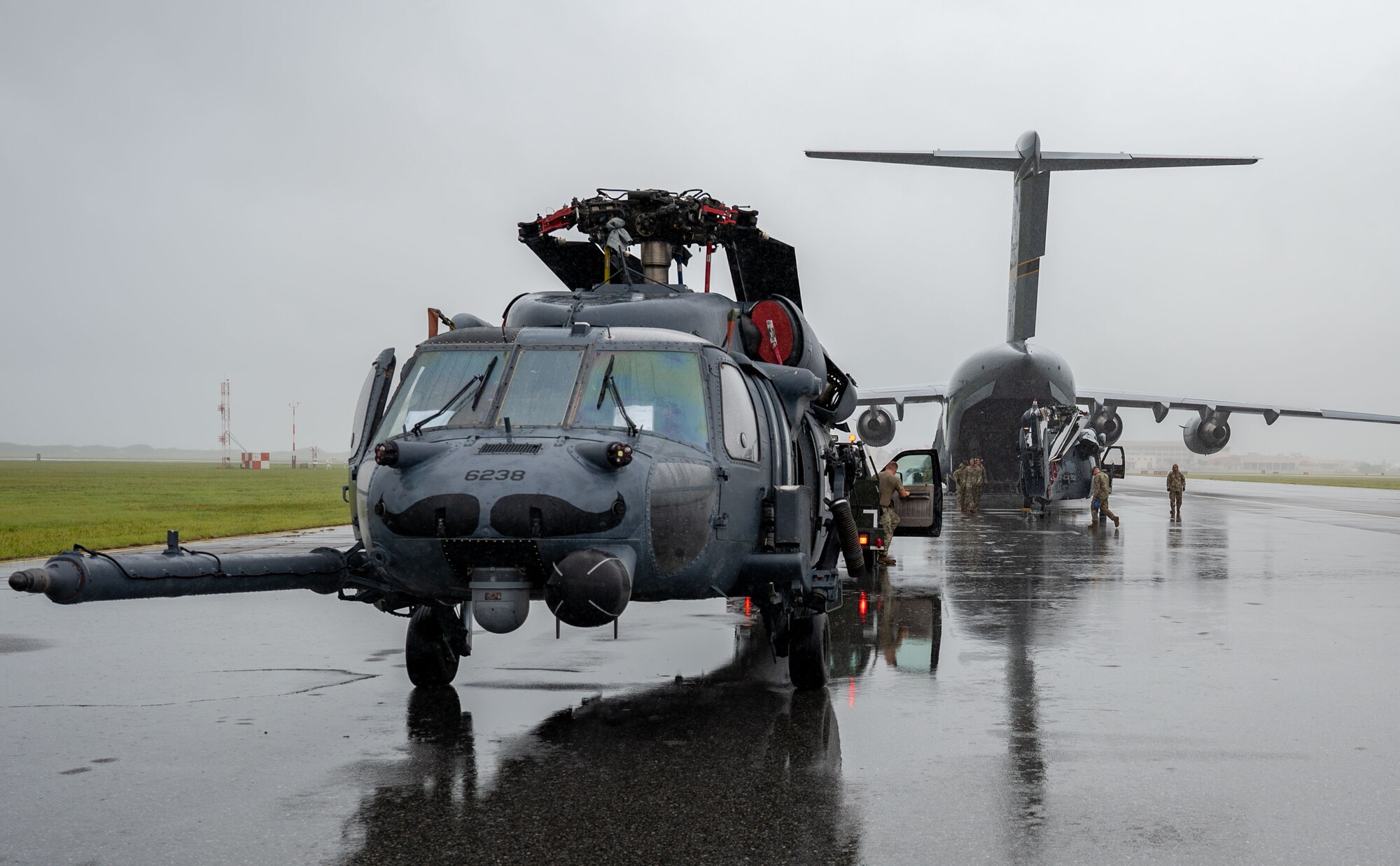 Aircraft depart from Patrick Space Force Base