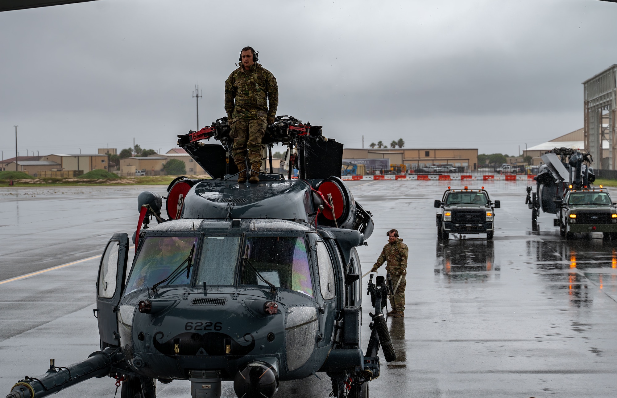 Aircraft depart from Patrick Space Force Base