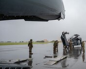 Aircraft depart from Patrick Space Force Base