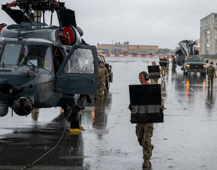 Aircraft depart from Patrick Space Force Base