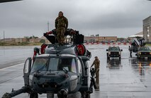 Aircraft depart from Patrick Space Force Base