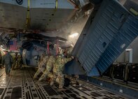 Aircraft depart from Patrick Space Force Base