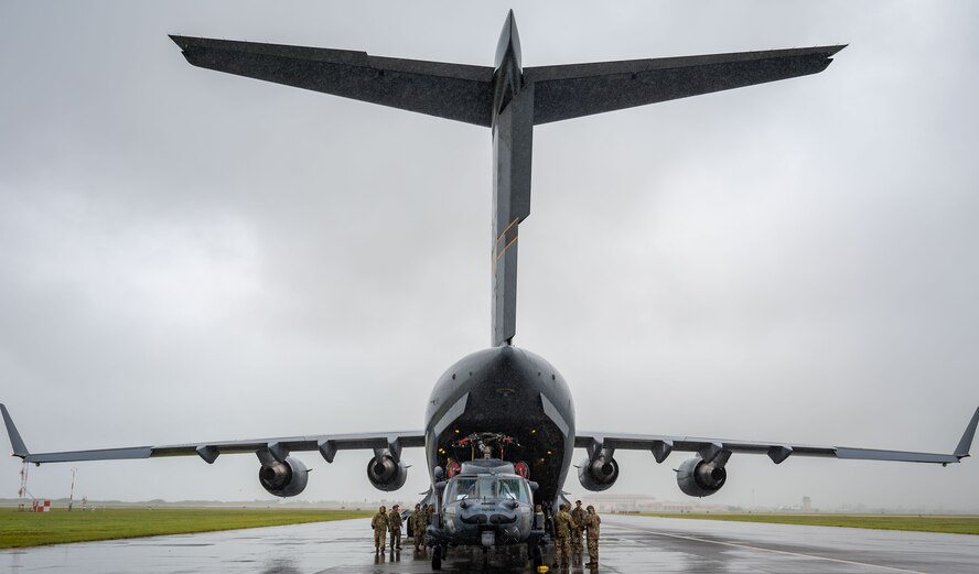 Aircraft depart from Patrick Space Force Base
