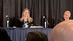 Defense Logistics Agency Office of Small Business Programs Director Daniele Kurze serves on the OSBP directors panel Oct. 15