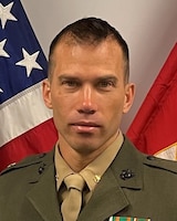 Major Adam L. Staff, Company Commander, Headquarters and Service Company, 2d Battalion, 25th Marines