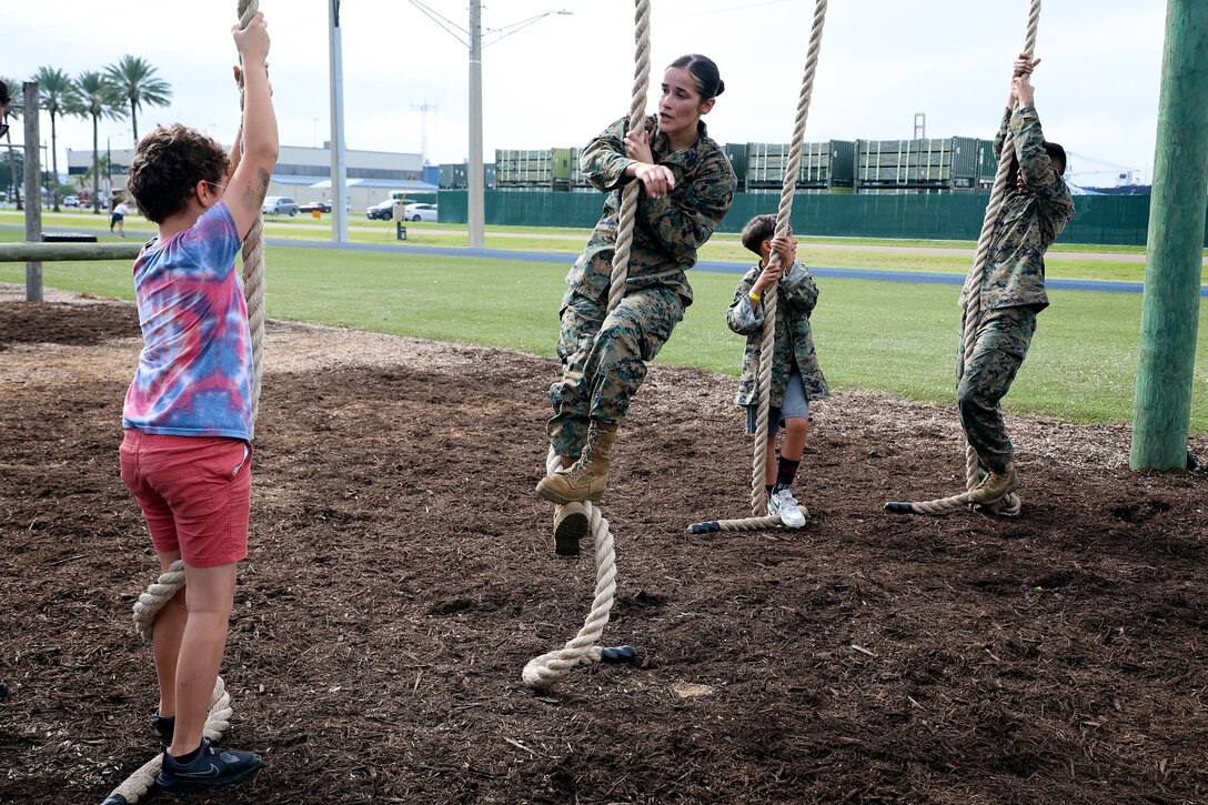 Blount Island Command Marine for a Day activities Oct. 5, 2024, at Marine Corps Support Facility Blount Island in Florida.