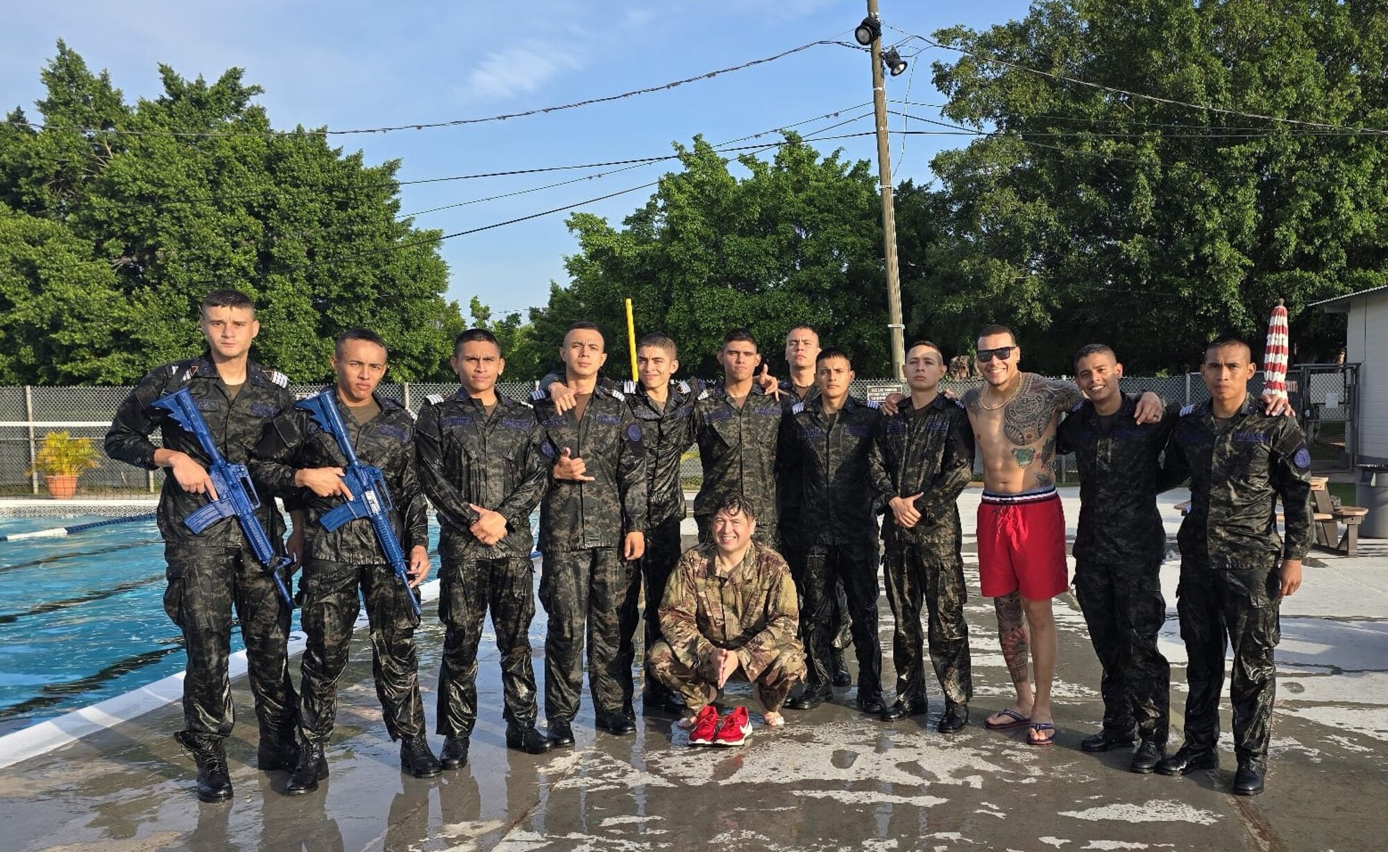 Honduran Forces Combat Swim Training