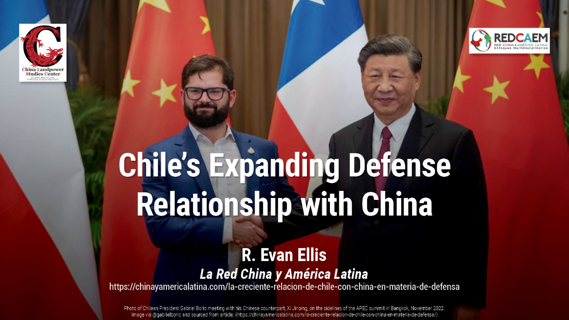 Chile’s Expanding Defense Relationship with China | R. Evan Ellis