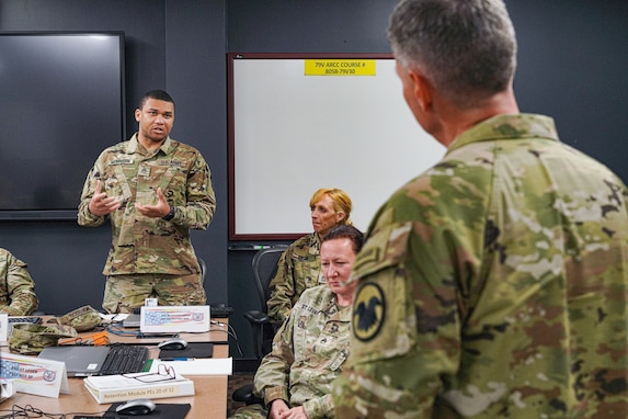 Army Reserve Careers Group holds yearly mission brief, welcomes distinguished visitors