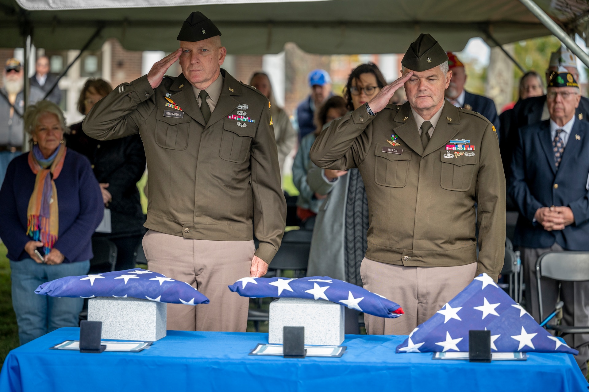 CTNG assists with the interment of three unclaimed veteran cremains