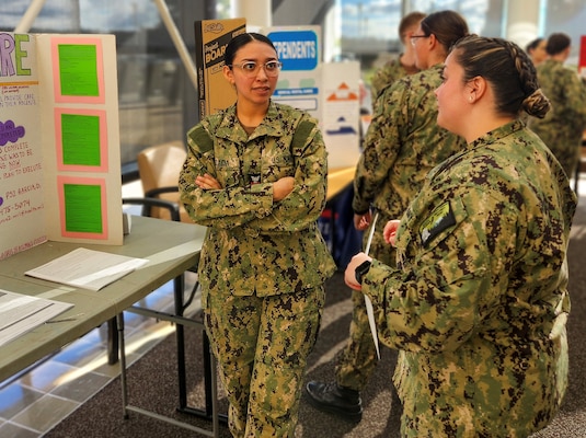 Having a Family and Being a Sailor Too: Command Advisory on Parenthood and Pregnancy Event at Naval Hospital Bremerton. 

NHB's CAPP hosts an information event, October 17, 2024, to share insight on all things pregnancy and postpartum related and help Sailors receive the proper counseling and guidance to understand their responsibilities, rights, and resources afforded to them as parents in the Navy. (Official Navy photo by Mass Communication Specialist 2nd Class Jennifer Benedict, NHB/NMRTC Bremerton public affairs officer).