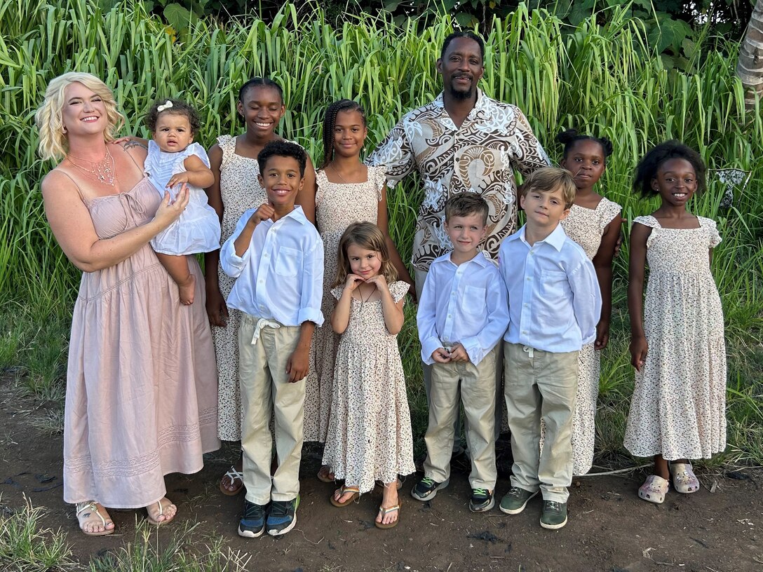 The Gigliotti family in Hawaii.