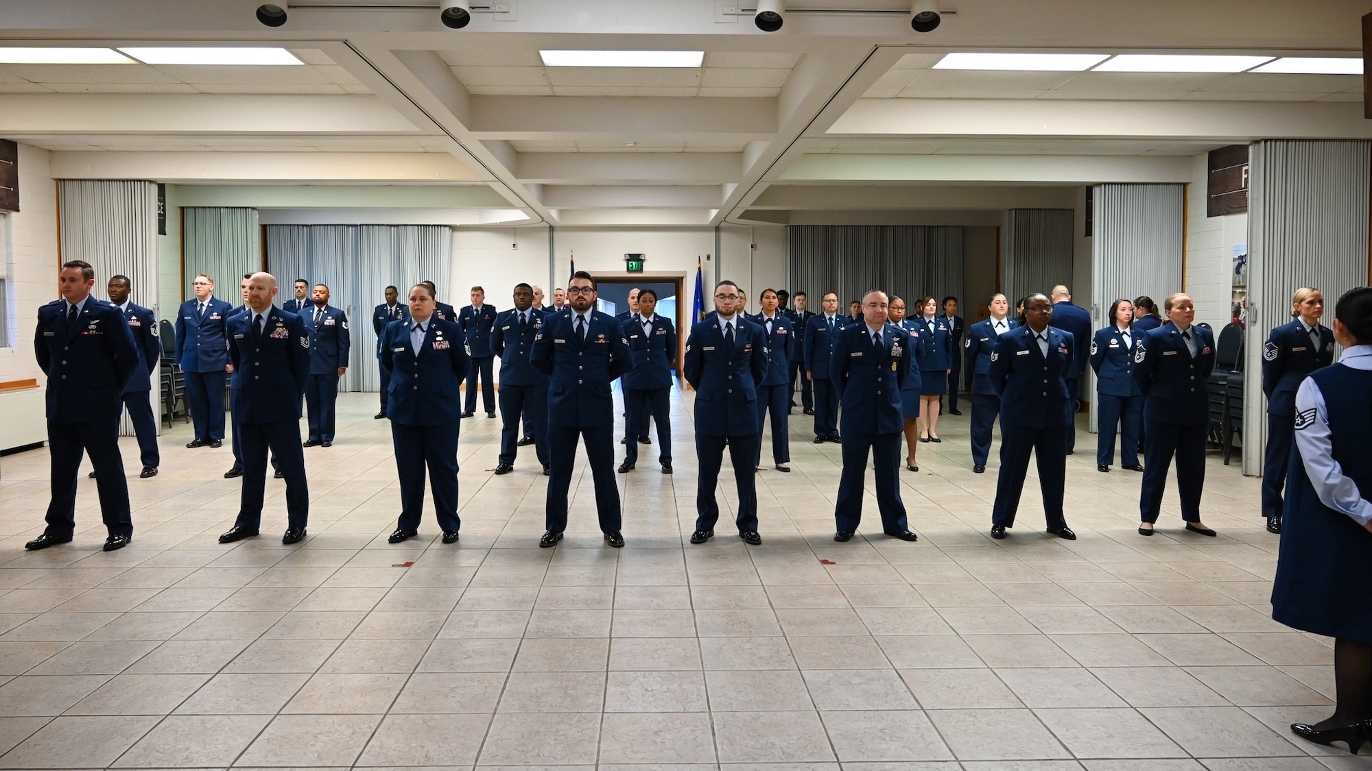 US Airmen in uniforms