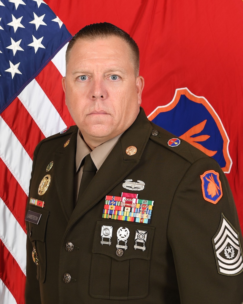 CMD Photo: CSM Lamberson