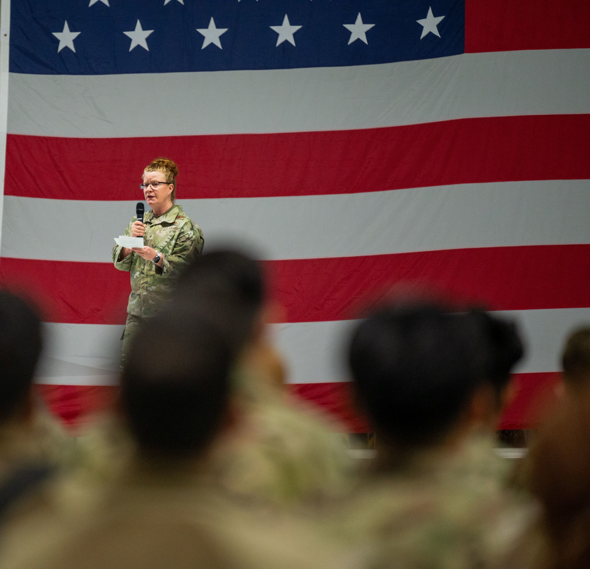 Leadership speaks during all call