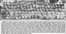 A class photo taken circa 1943 including Sgt Frank J. Seiferheld and his brother Sgt George Seiferheld.