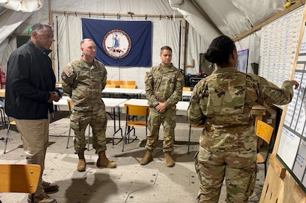 Crenshaw, Ring visit 529th CSSB Soldiers in Poland